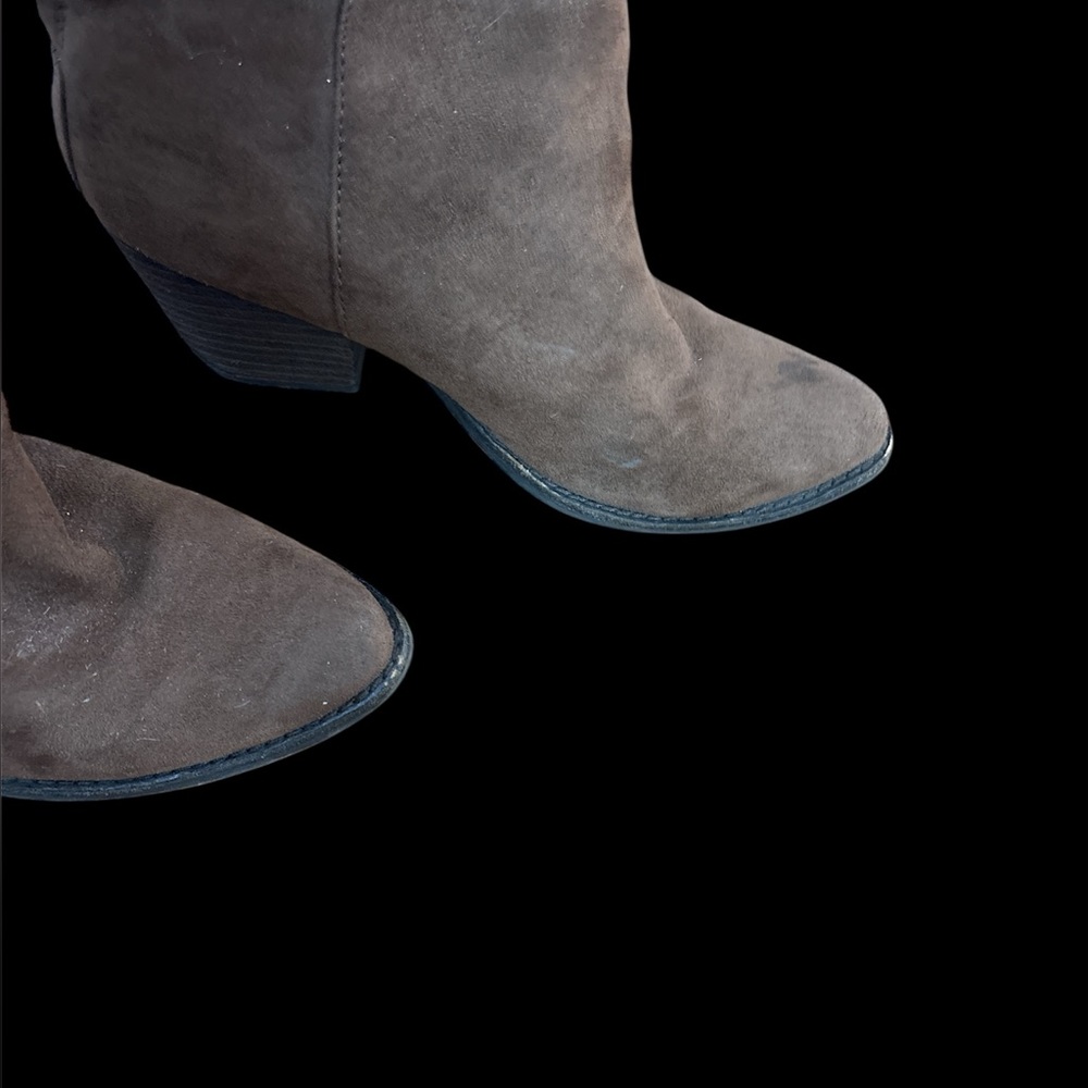 Coco by Matisse brown suede western ankle boots booties 6.5 fall winter boho - Picture 5 of 6